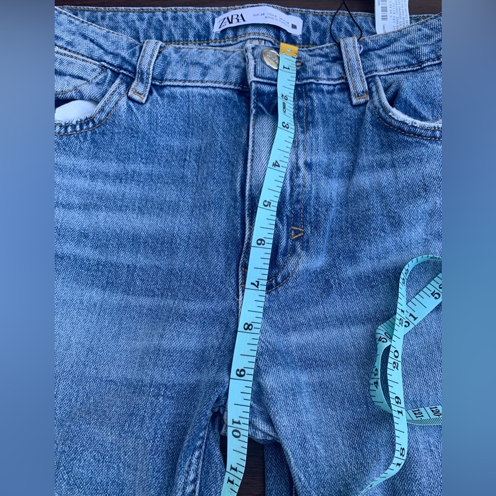 Zara Ripped Wide Leg Jeans - Picture 12 of 12
